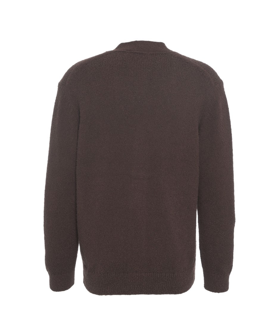 Closed Chunky Knit Cardigan With V-Neck And Timeless Appeal