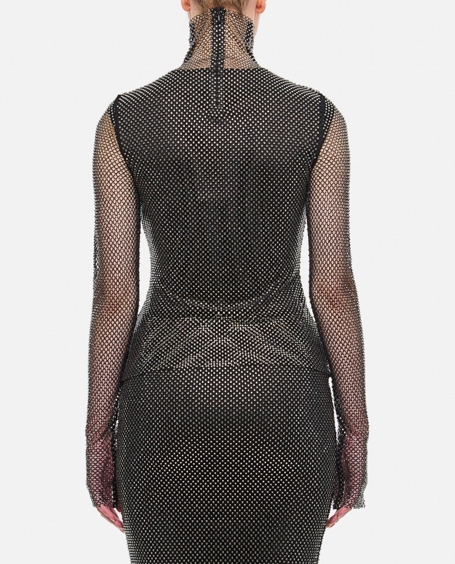 Sportmax Valdai Long Sleeve Crystal Top