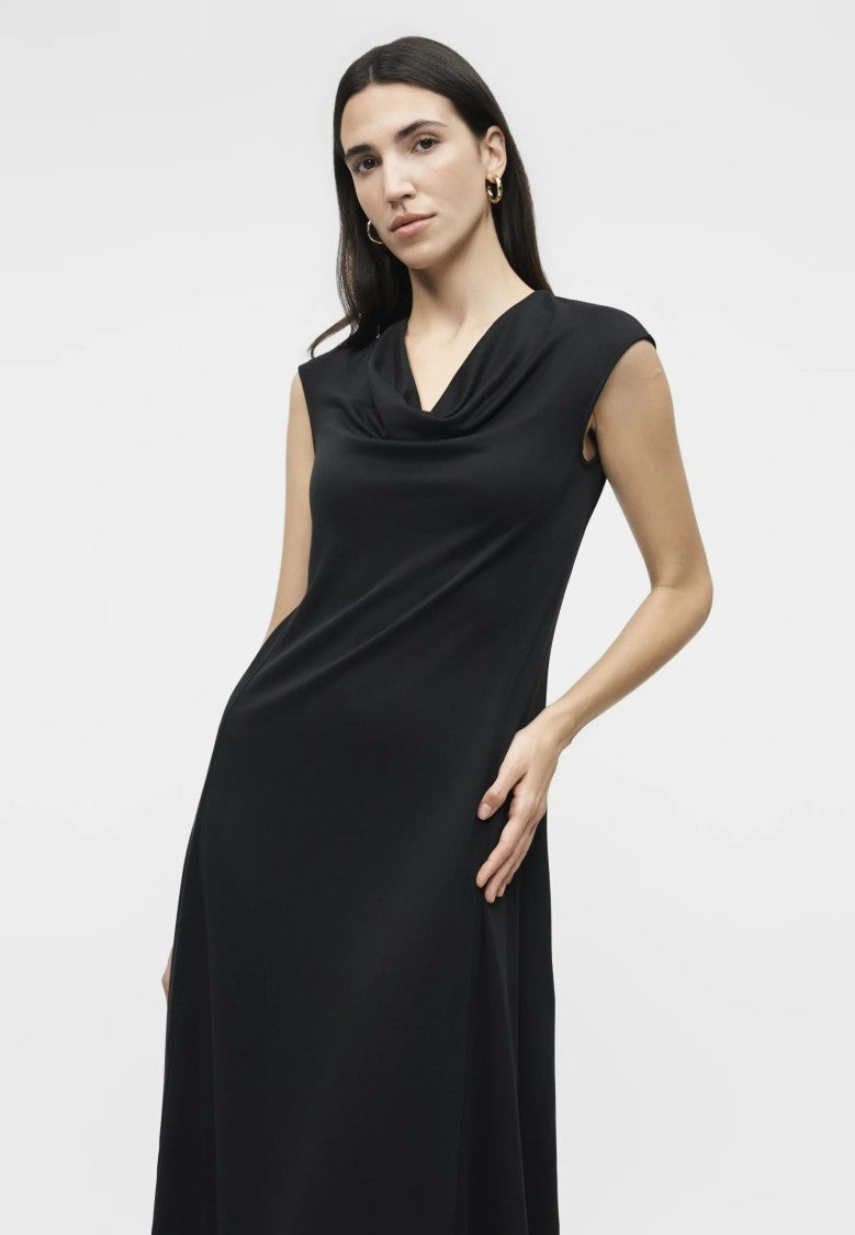 mm by Maxmara Jersey dress, Women's, Size: Large, Nero