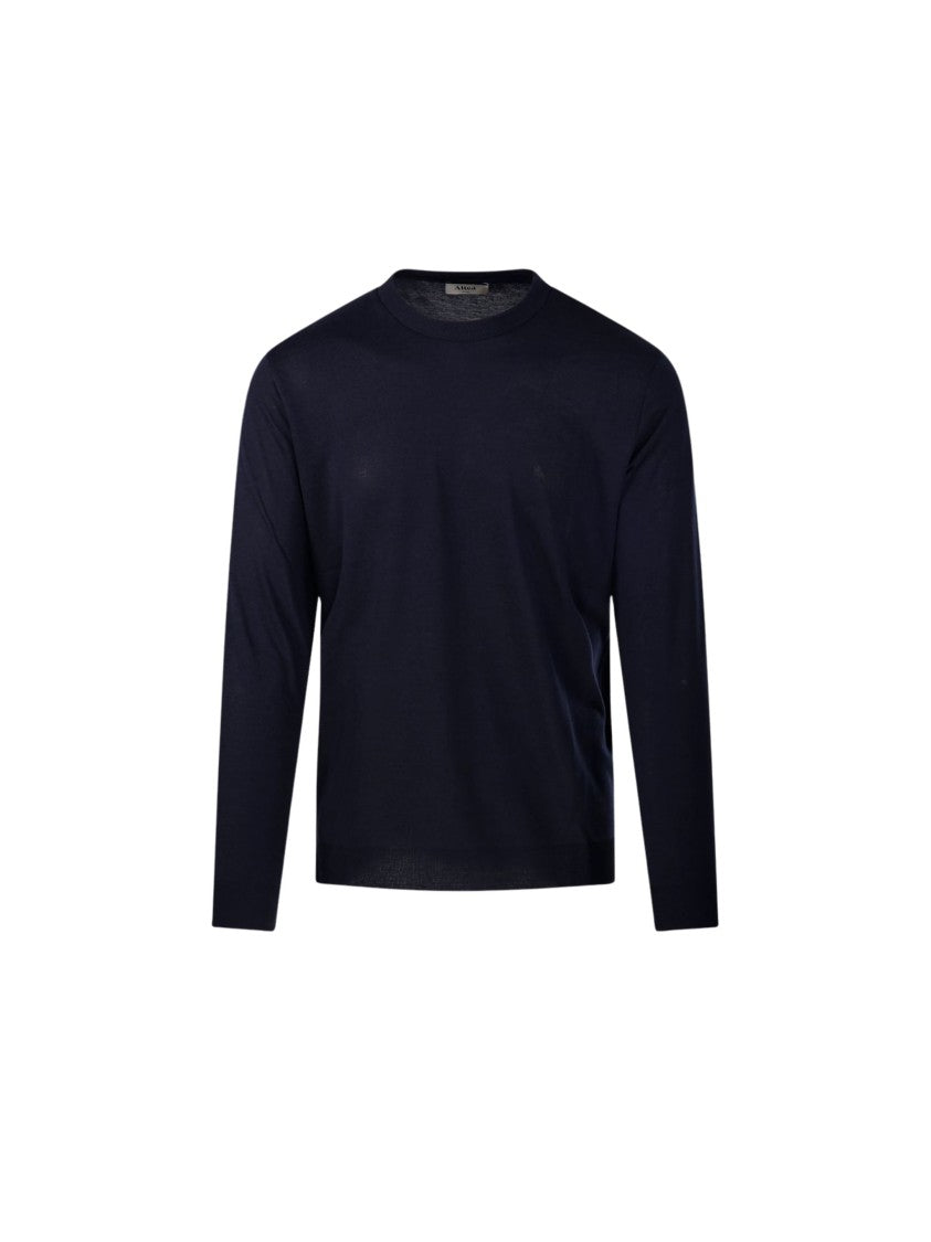Altea Dark Lyocell-Blend Long-Sleeve T-Shirt