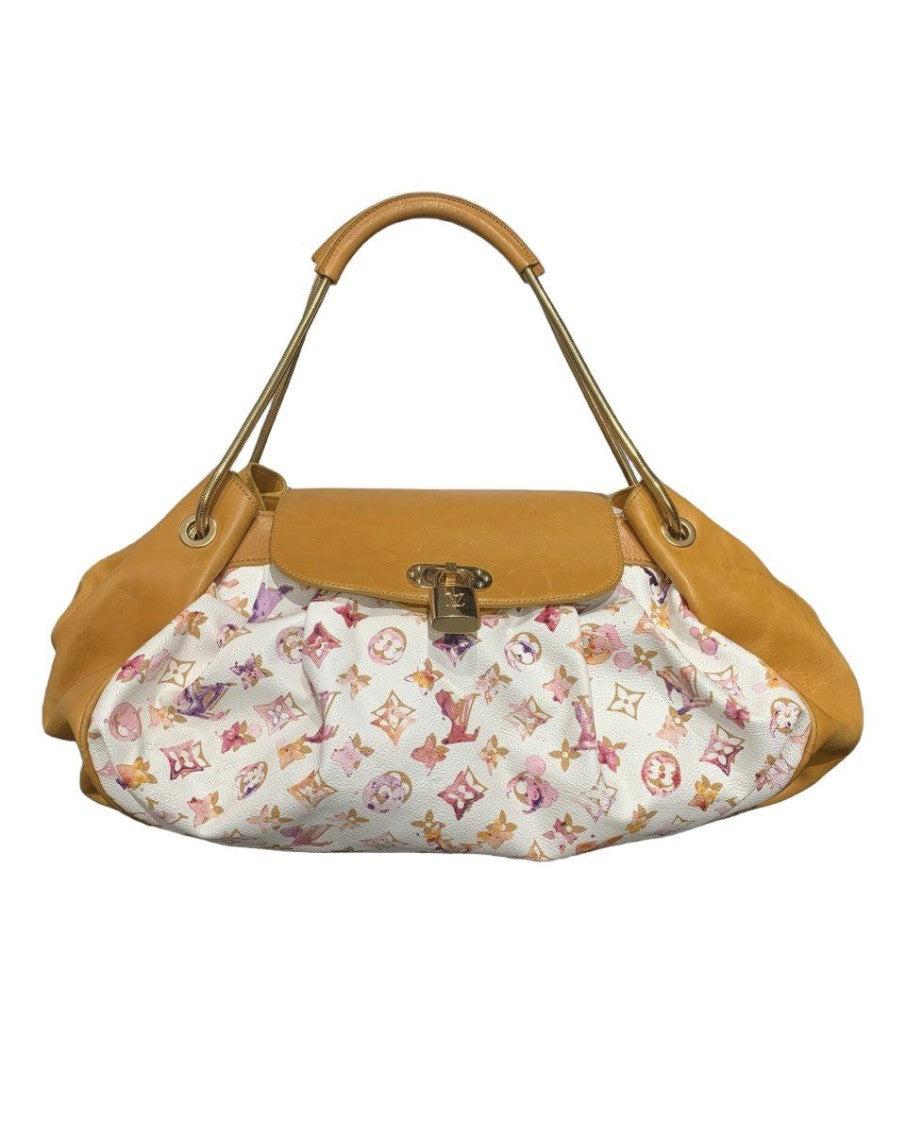 Louis Vuitton Jamais Aquarelle Leather Bag