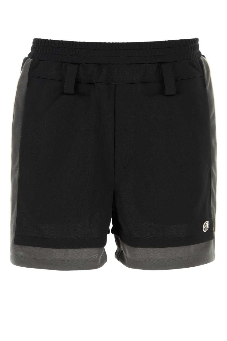 Ambush Black Polyester Bermuda Shorts