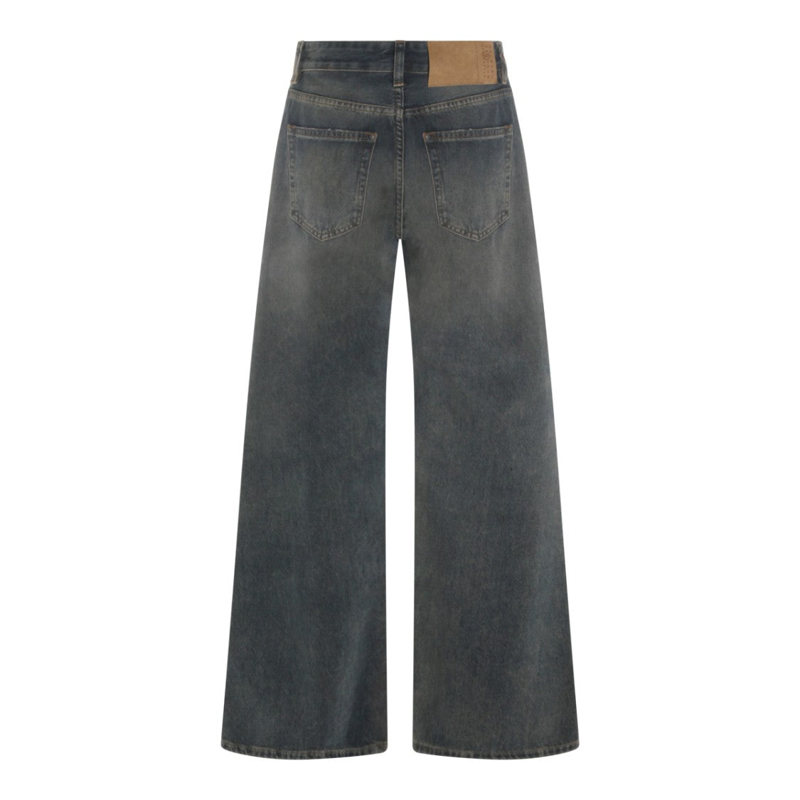 Mm6 By Maison Margiela High-Waisted Wide-Leg Jeans