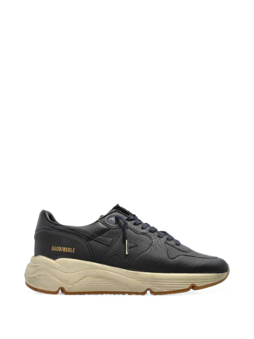 Golden Goose Silk Nylon Star Detail Rugged Sole Sneakers