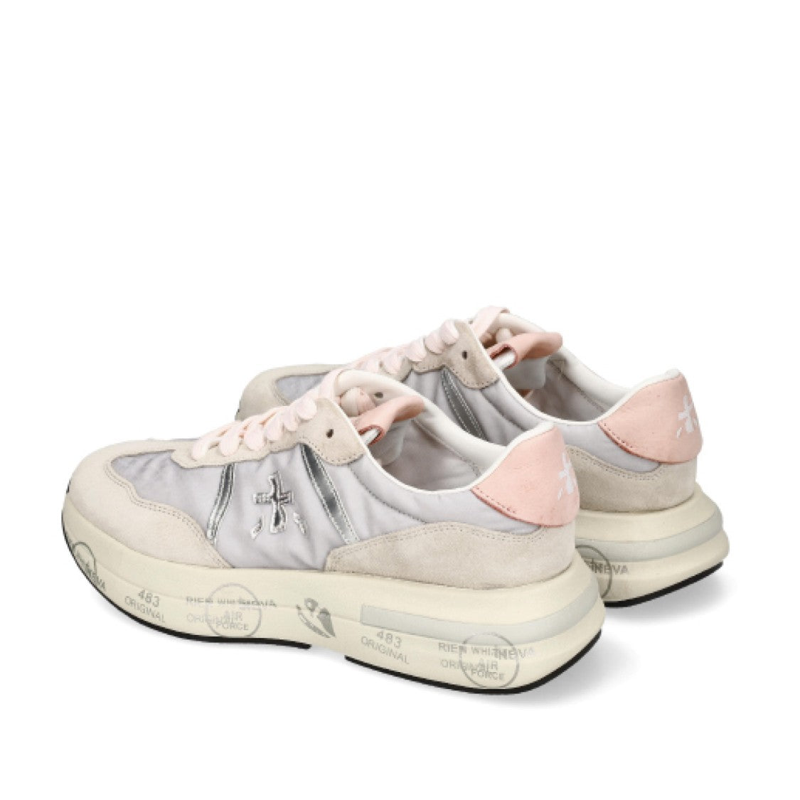 Premiata Basket Clay Sneakers With Vintage Leather Accents