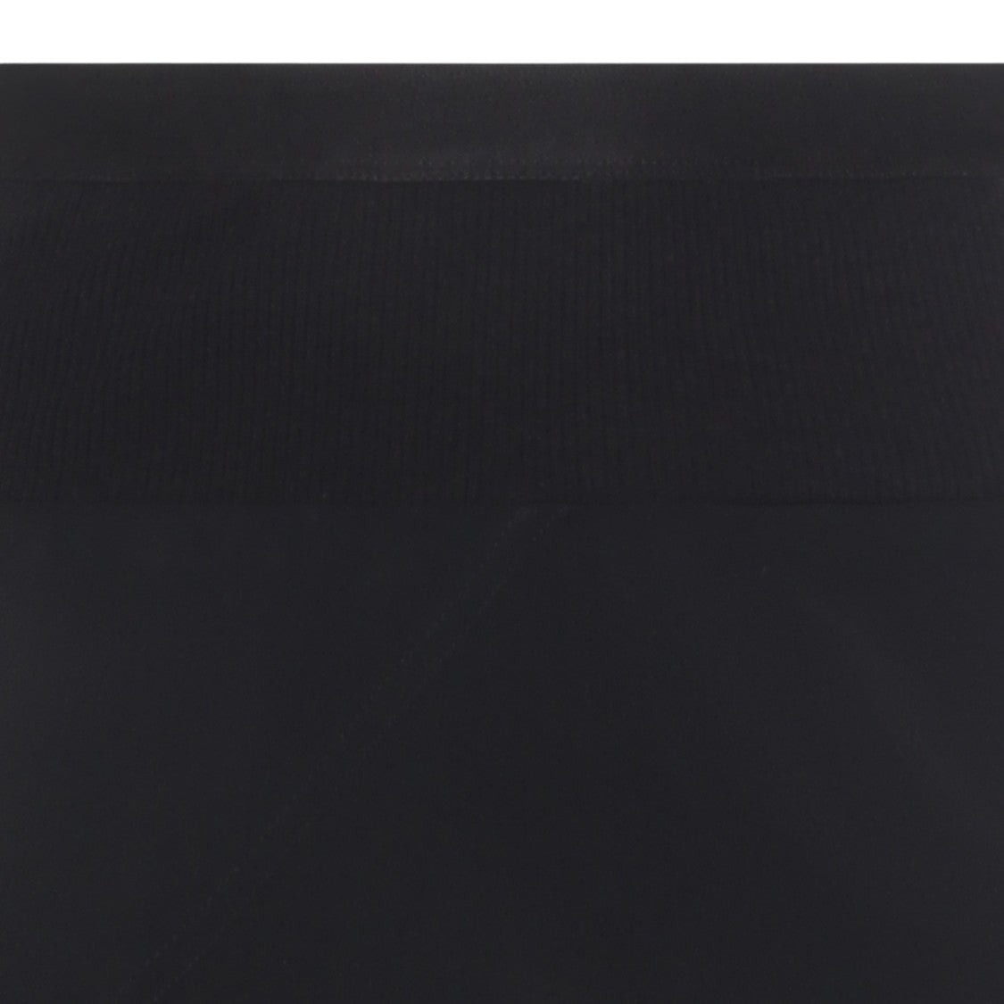 Rick Owens High-Waisted Asymmetrical Black Midi Skirt