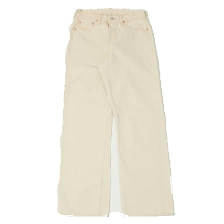 Fullcount Straight Pants With Five-Pocket Style And Leather Patch Detail