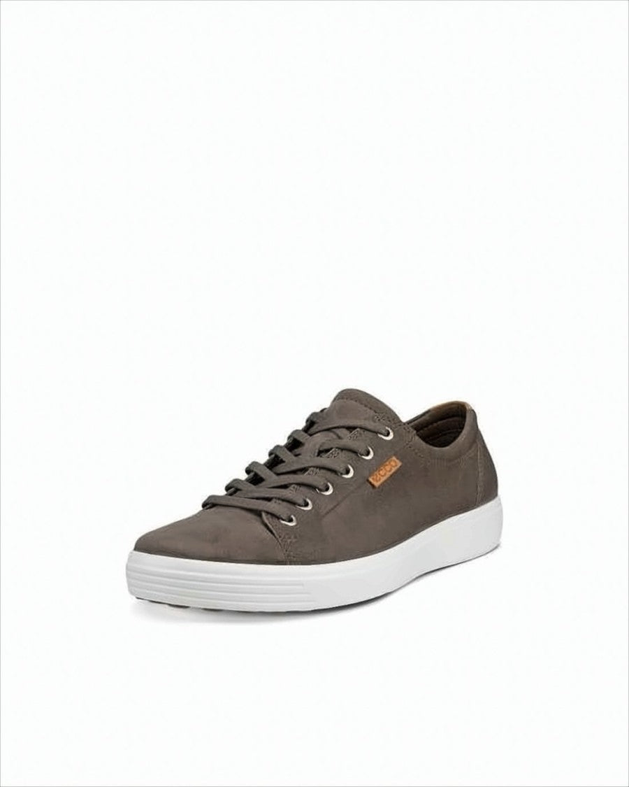 Ecco Sleek Low-Top Brown Calf Leather Sneakers