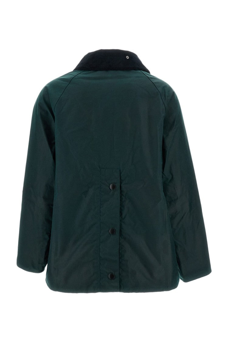 Barbour Green Spey Waxed Cotton Jacket