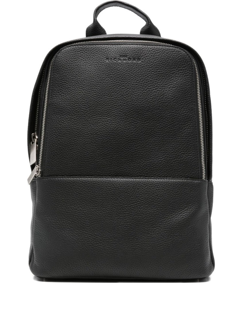 John Richmond Structured Black Minimalist Bag With Clean Lines
