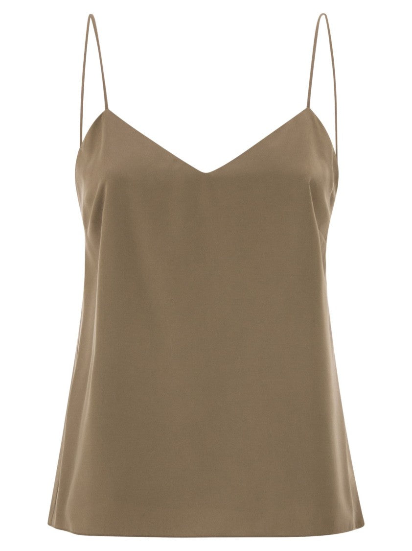 Max Mara Mxmunghia - Silk Canvas Top