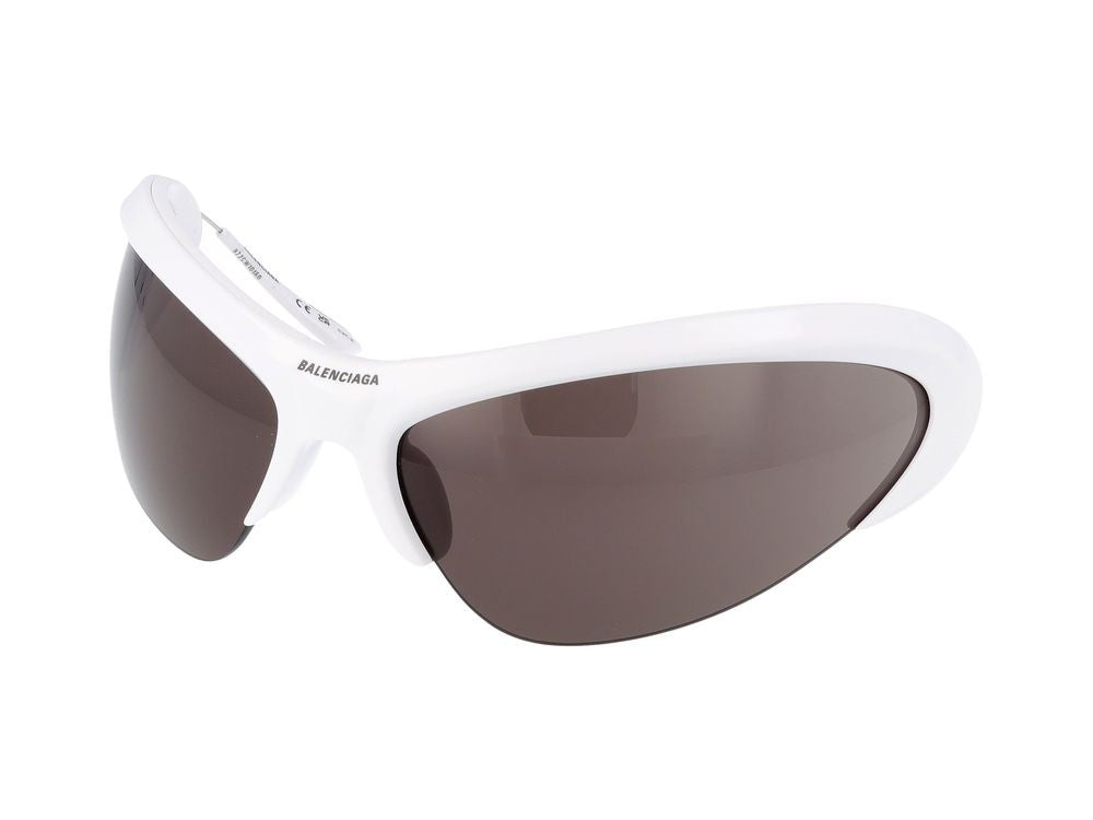Balenciaga Sunglasses Bb0232s 003 White Silver Grey 91/16/125