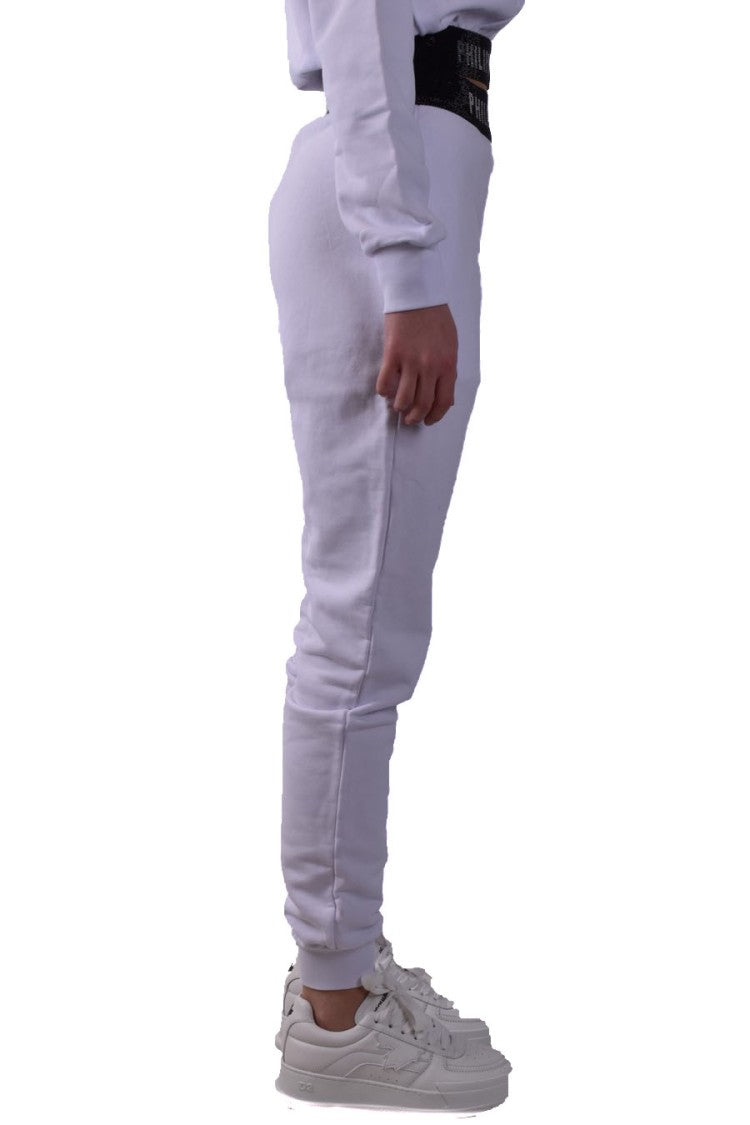 Philipp Plein Classic White Cotton Trouser