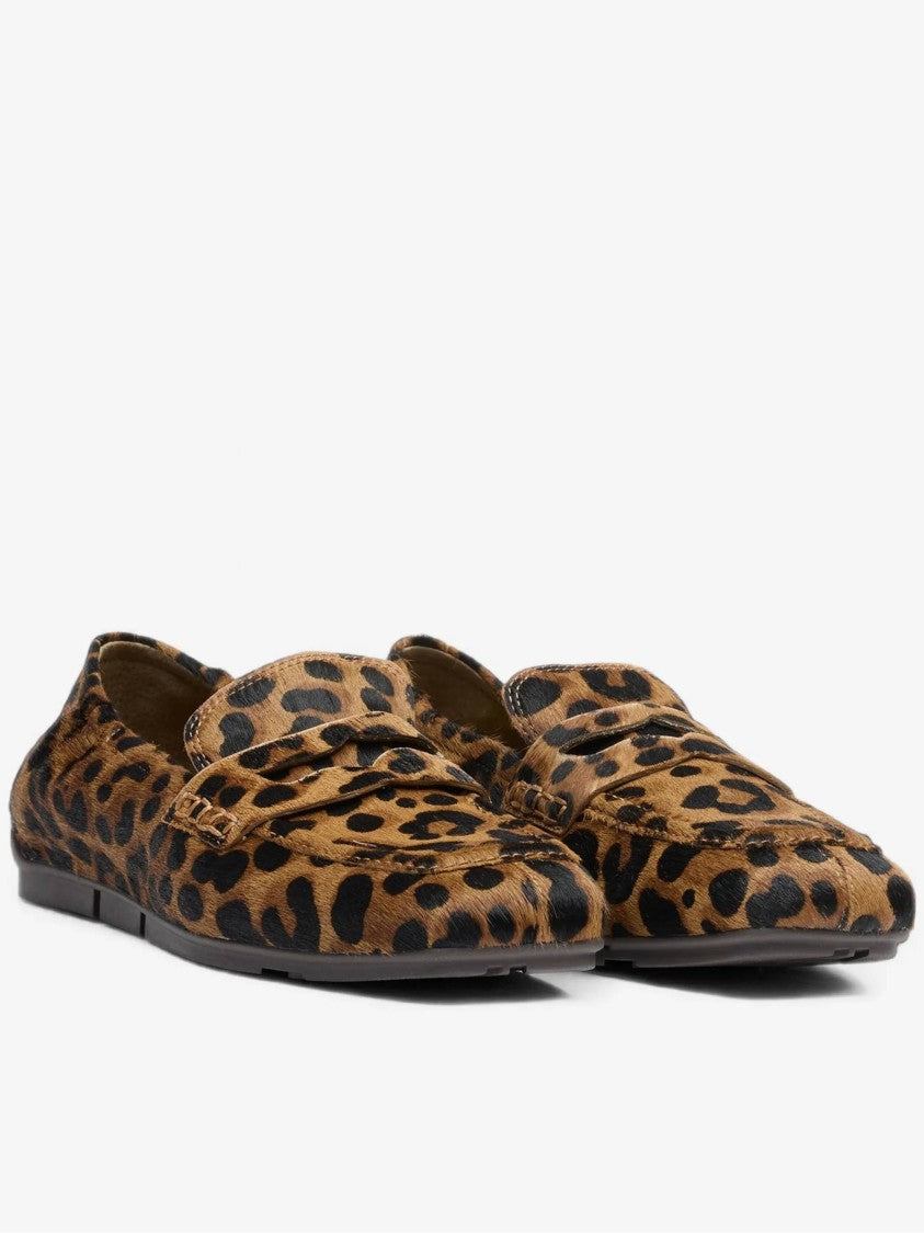 Ash Barkley Slip-On Leopard Print Loafers