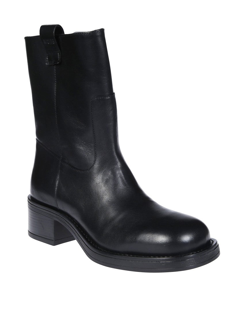 Alohas Rajan Minimalist Black Leather Boots