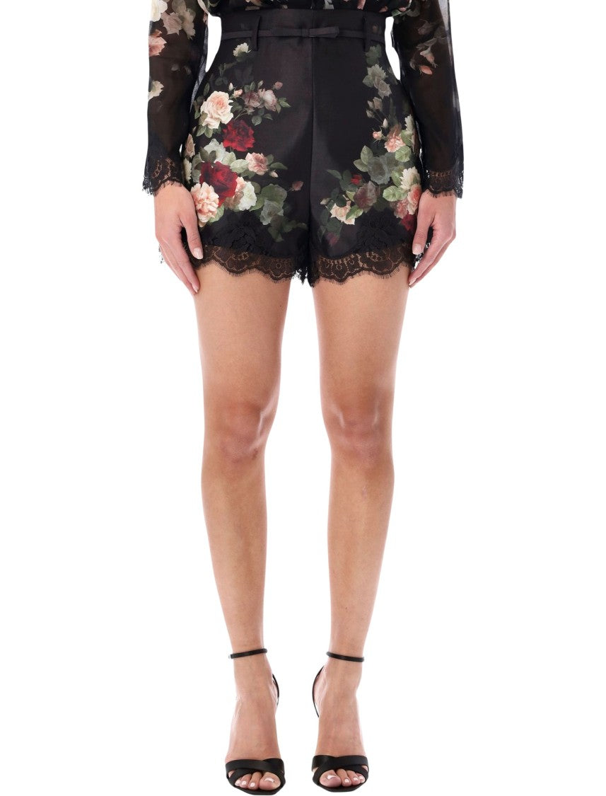 Zimmermann Floral Print Shorts