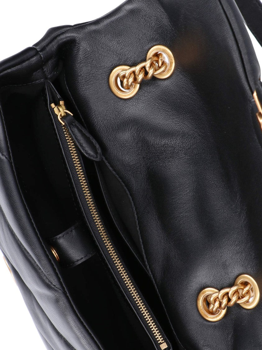 Pinko "Classic Love Puff" Shoulder Bag – Black