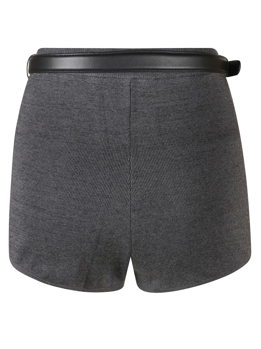 Self-Portrait High-Waisted Tailored Shorts With Contrasting Pockets