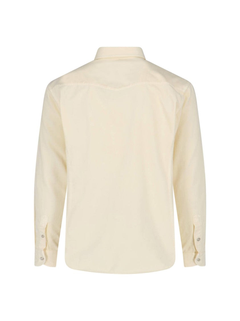 Tom Ford Tailored White Shirt With Structured Collar