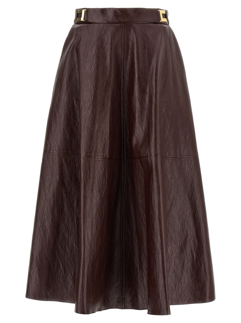 Elisabetta Franchi Craquelé Skirt