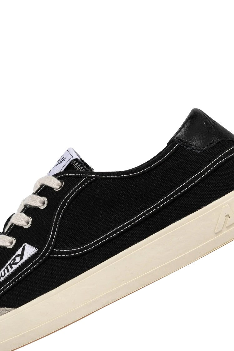 Autry Cream Windscape Suede Canvas Sneakers
