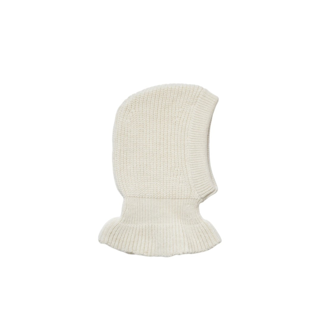 Lemaire Ribbed Knit Balaclava-Style Hat With Flared Hem