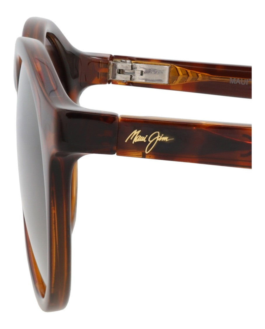 Maui Jim Round-Frame Injection Sunglasses