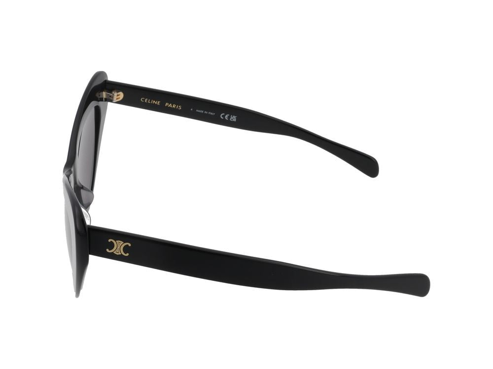 Celine Bold Frame Gold Accent Cat-Eye Sunglasses
