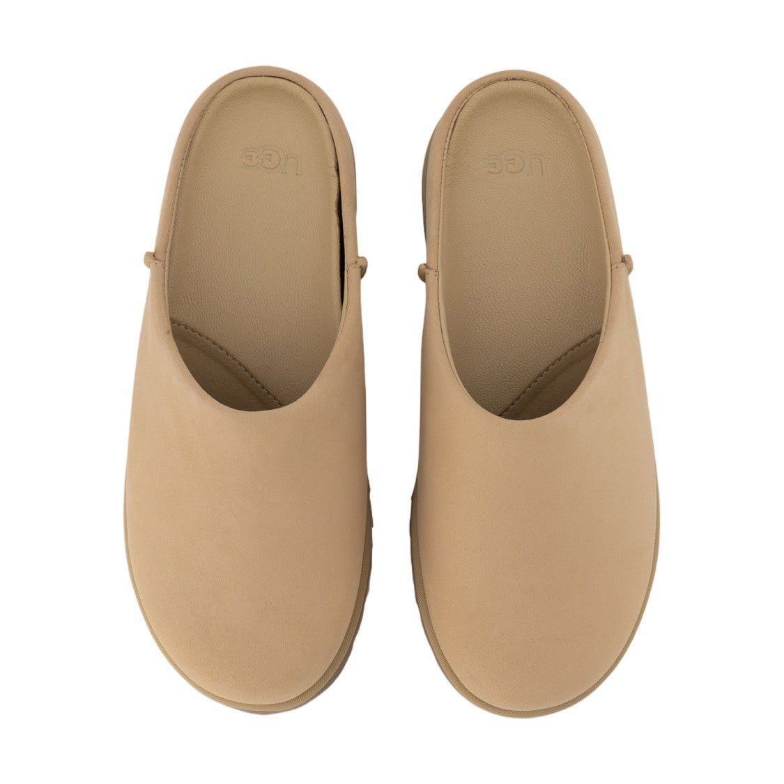 Ugg Slip-On Nubuck Leather Clogs With Eva Midsole