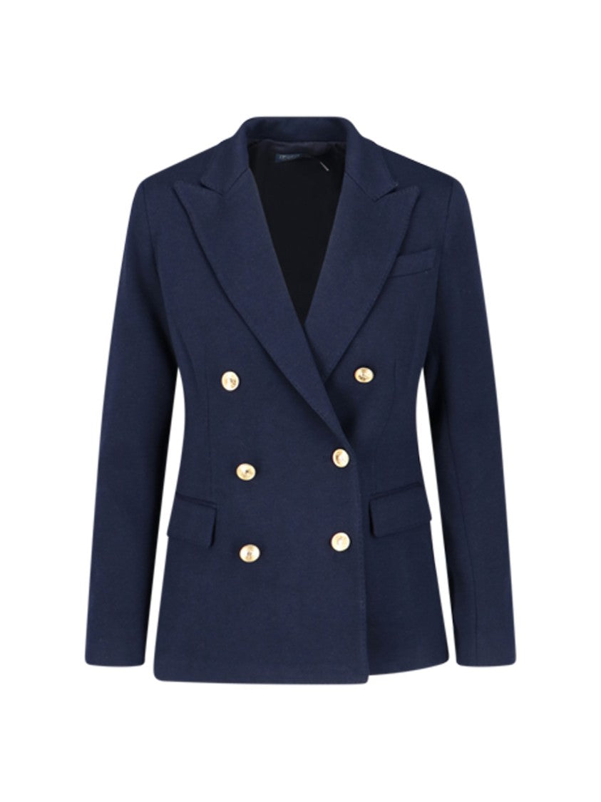 Polo Ralph Lauren Double-Breasted Blazer – Navy Blue