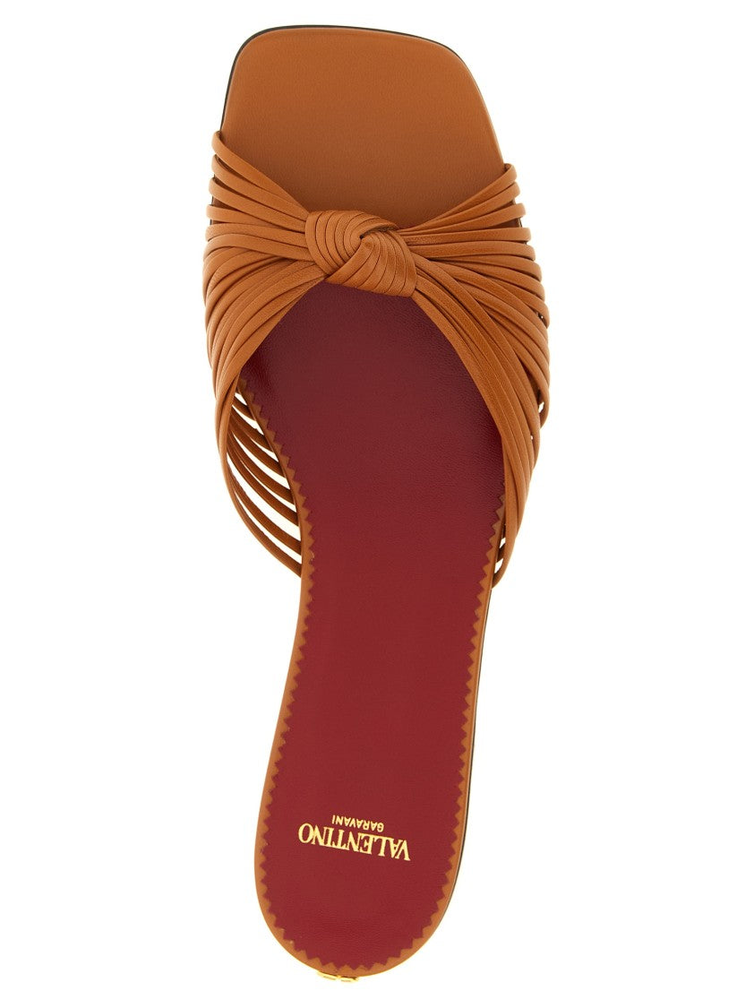 Valentino Garavani 'Annet' Slides In Kid Leather