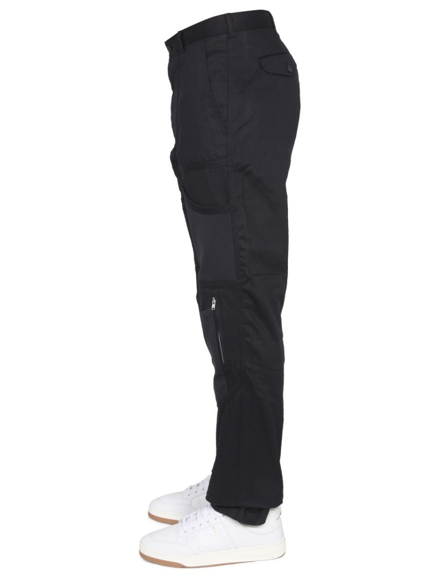 Comme Des Garçons Straight-Leg Cotton Pants