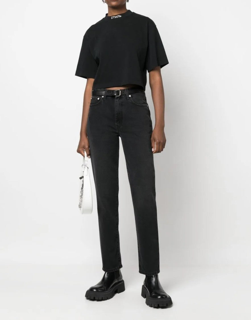 Heron Preston Nf Ctnmb Logo Crop T-Shirt