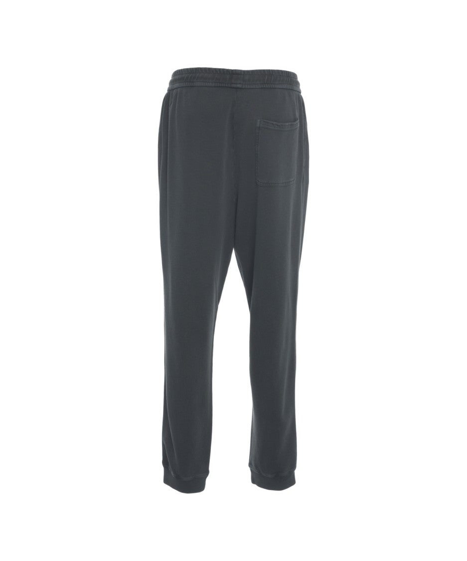 Closed Relaxed Fit Joggers With Adjustable Waist And Ribbed Cuffs