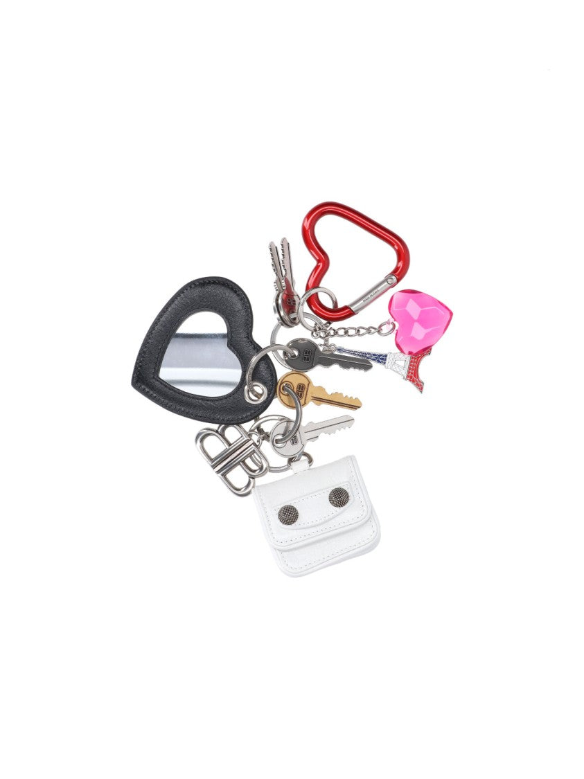Balenciaga Multicolor Charm Keychain With Carabiner