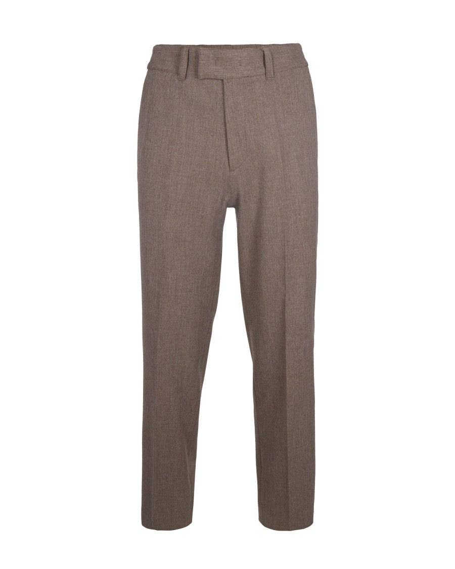 Paolo Pecora Light Brown Stretch Trousers