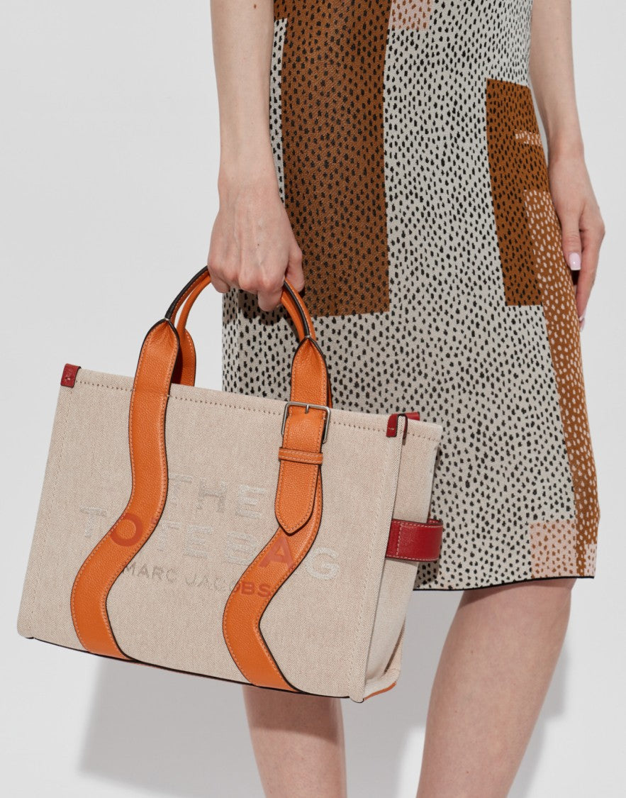 Marc Jacobs The Wavy Canvas Medium Tote Bag