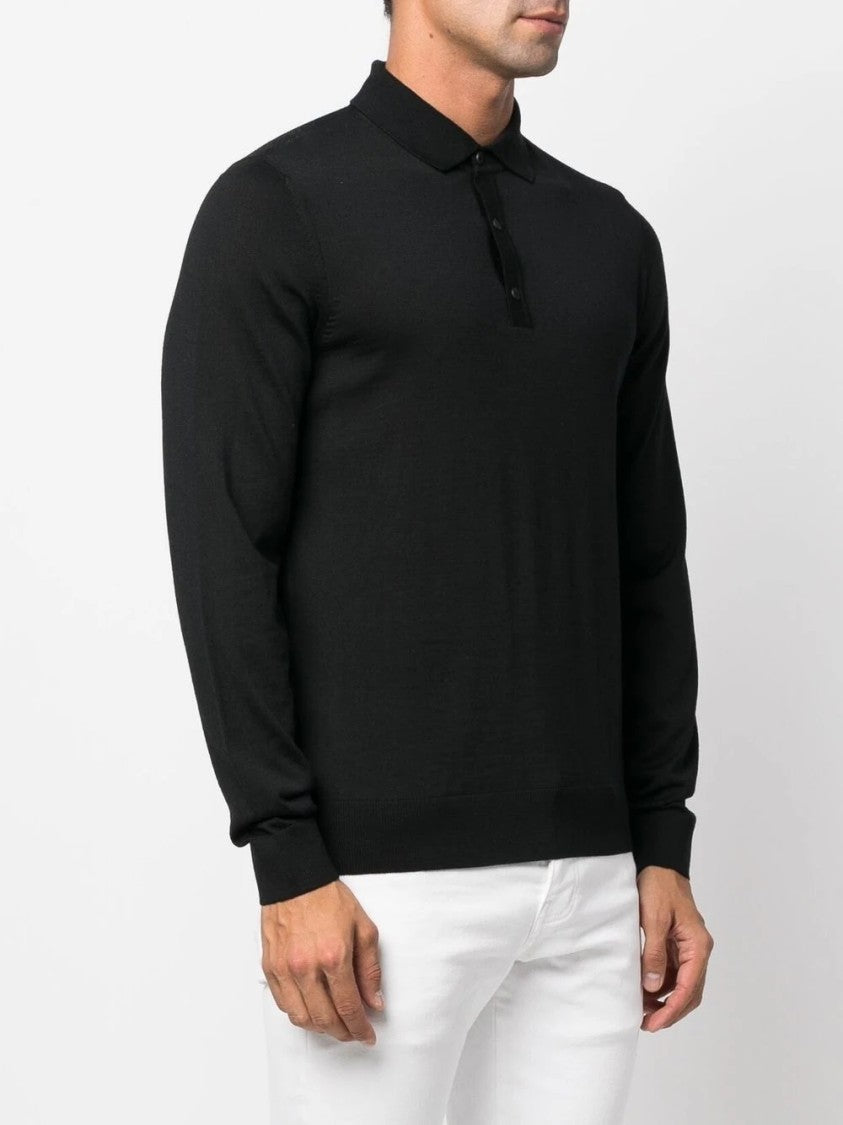 Hugo Boss Lancione Long-Sleeve Polo Shirt