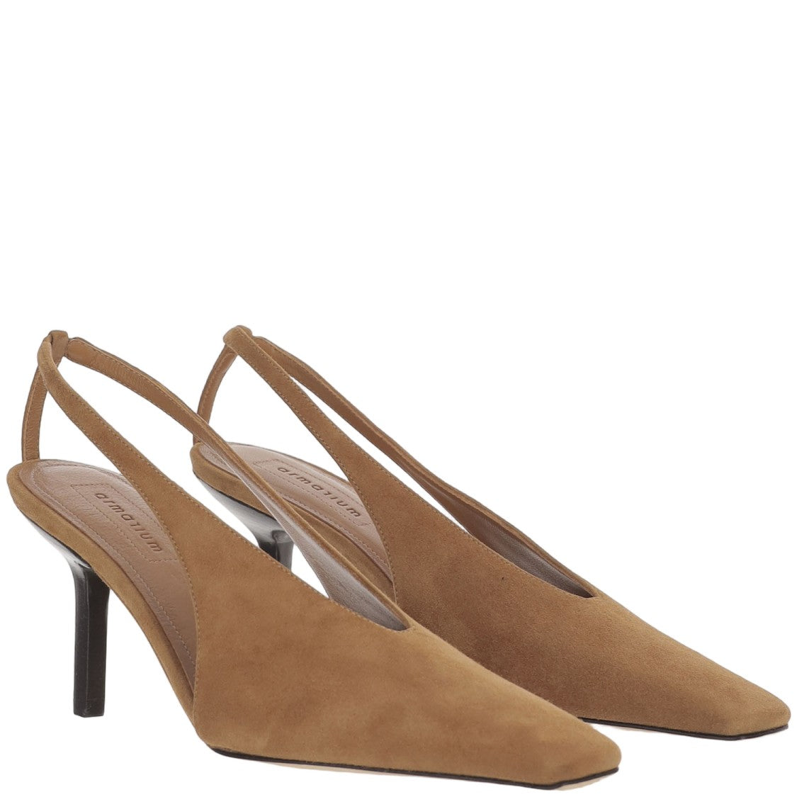 Armarium Brown Suede Slingbacks