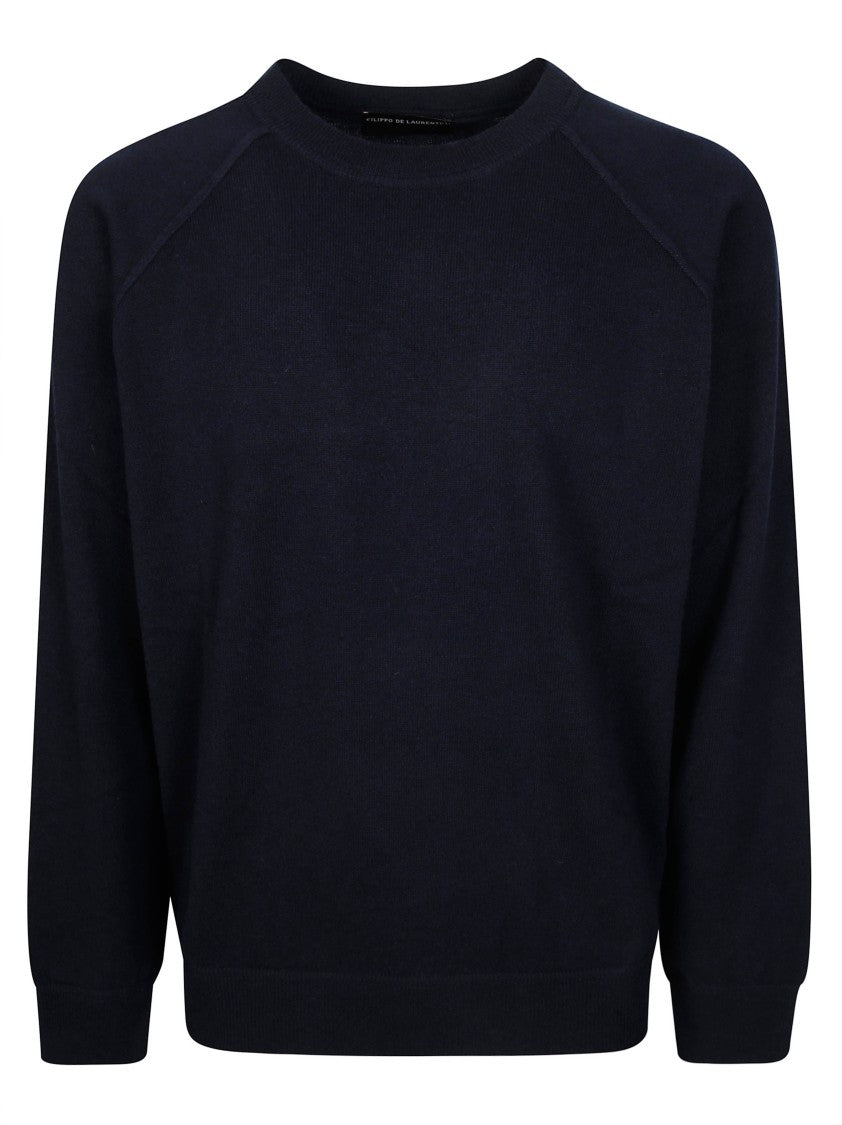 Filippo De Laurentiis F16 Raglan Cashmere Knit Sweater