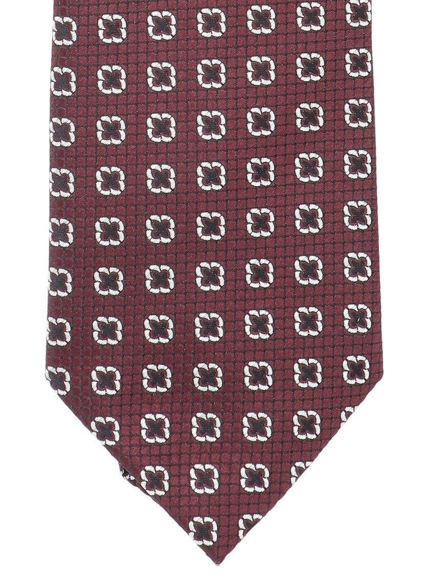 Zegna Floral Tie – Brown