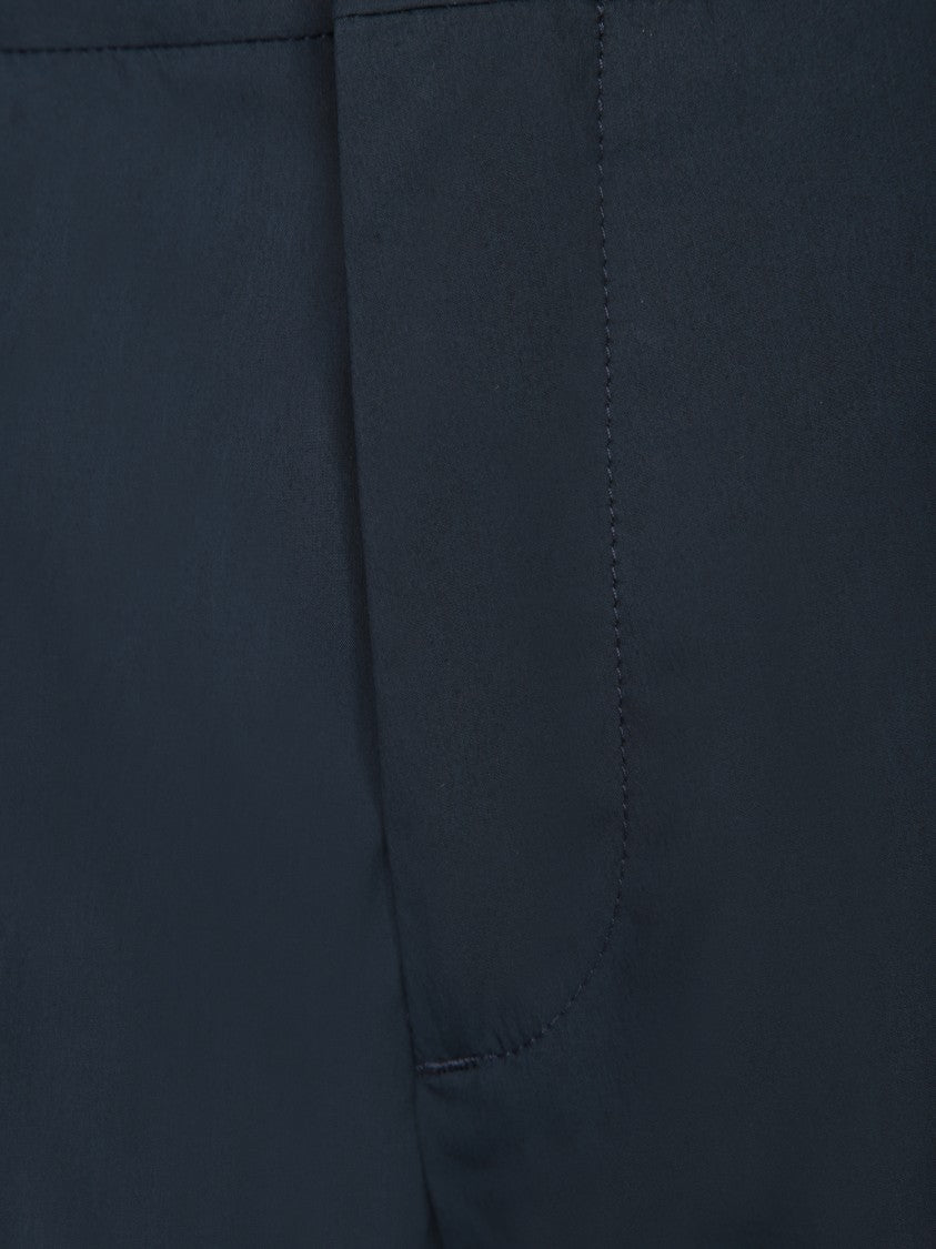 Incotex Slim-Fit Trousers With Modern Cut In Blue