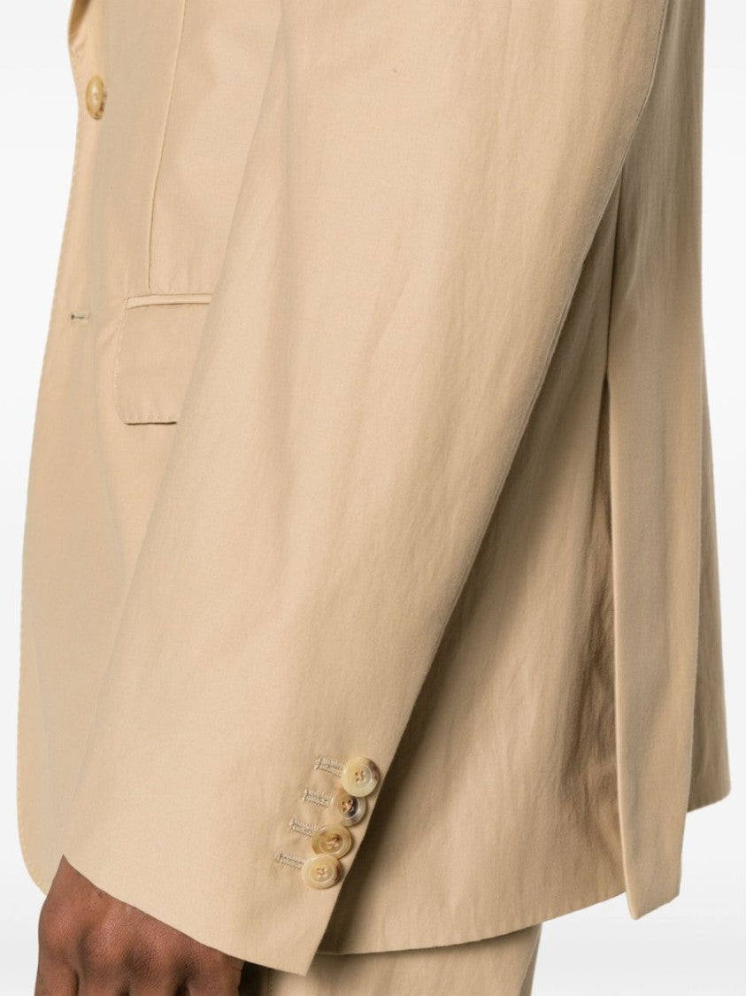 Moschino Beige Cotton Blend Blazer