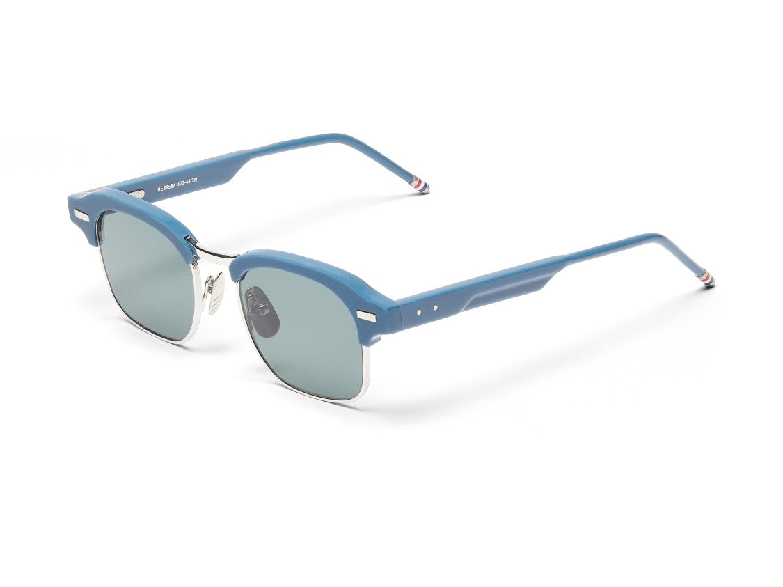 Thom Browne Black Ues955a Acetate Square Frame Sunglasses