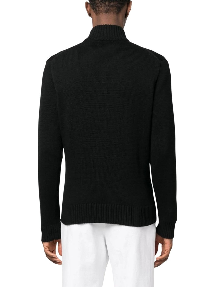Polo Ralph Lauren Long-Sleeve Ribbed Half-Zip Polo Sweater