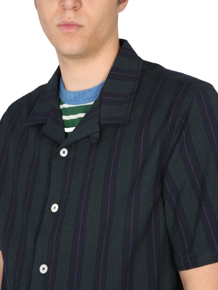 Howlin Striped Short-Sleeved Shirt