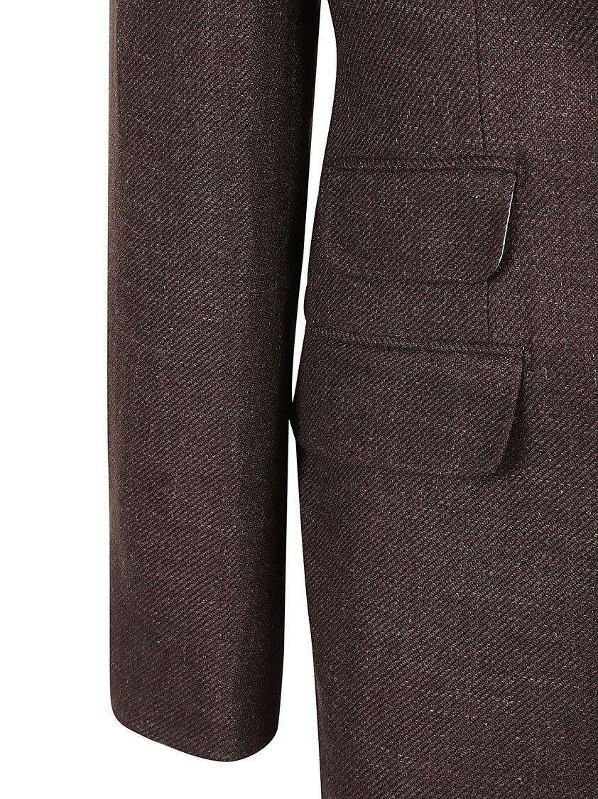 Brunello Cucinelli Classic Tailored Dark Brown Jacket