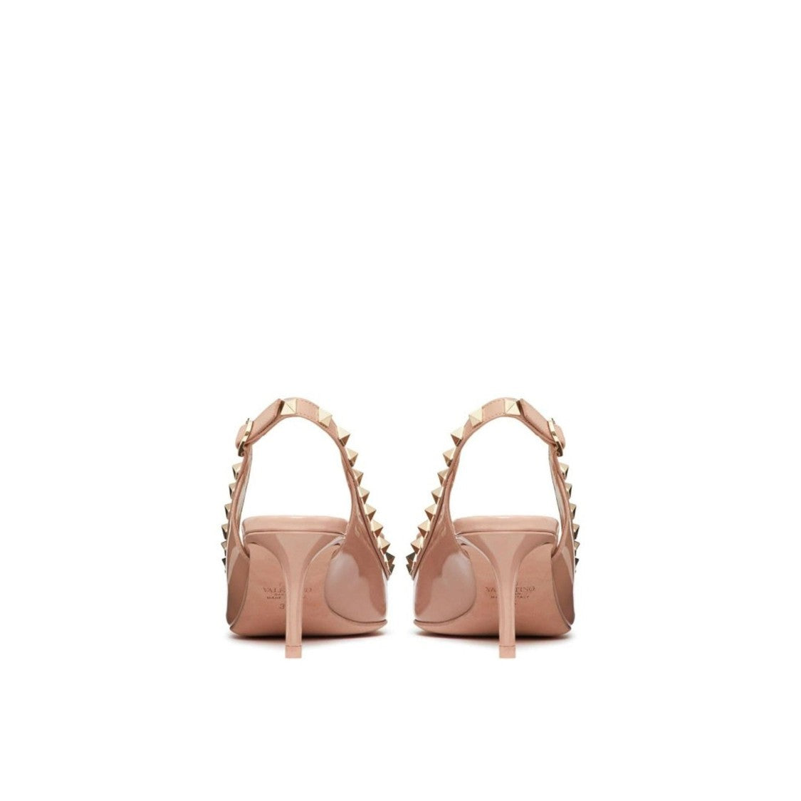 Valentino Garavani Leather Slingback Pumps With Bow Detail