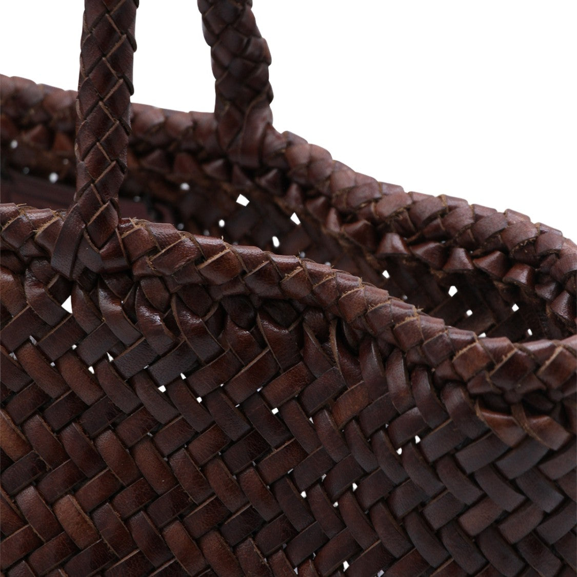 Dragon Diffusion Structured Rectangular Bag With Smooth Finish