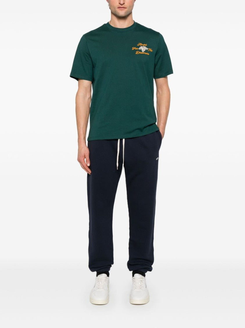 Autry Navy Blue Trousers With Elastic Waistband